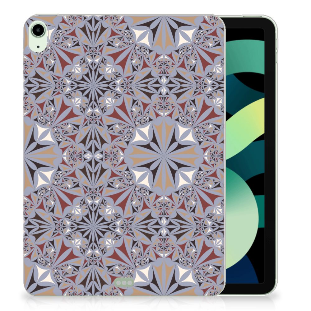 iPad Air (2020/2022) 10.9 inch Tablet Back Cover Flower Tiles