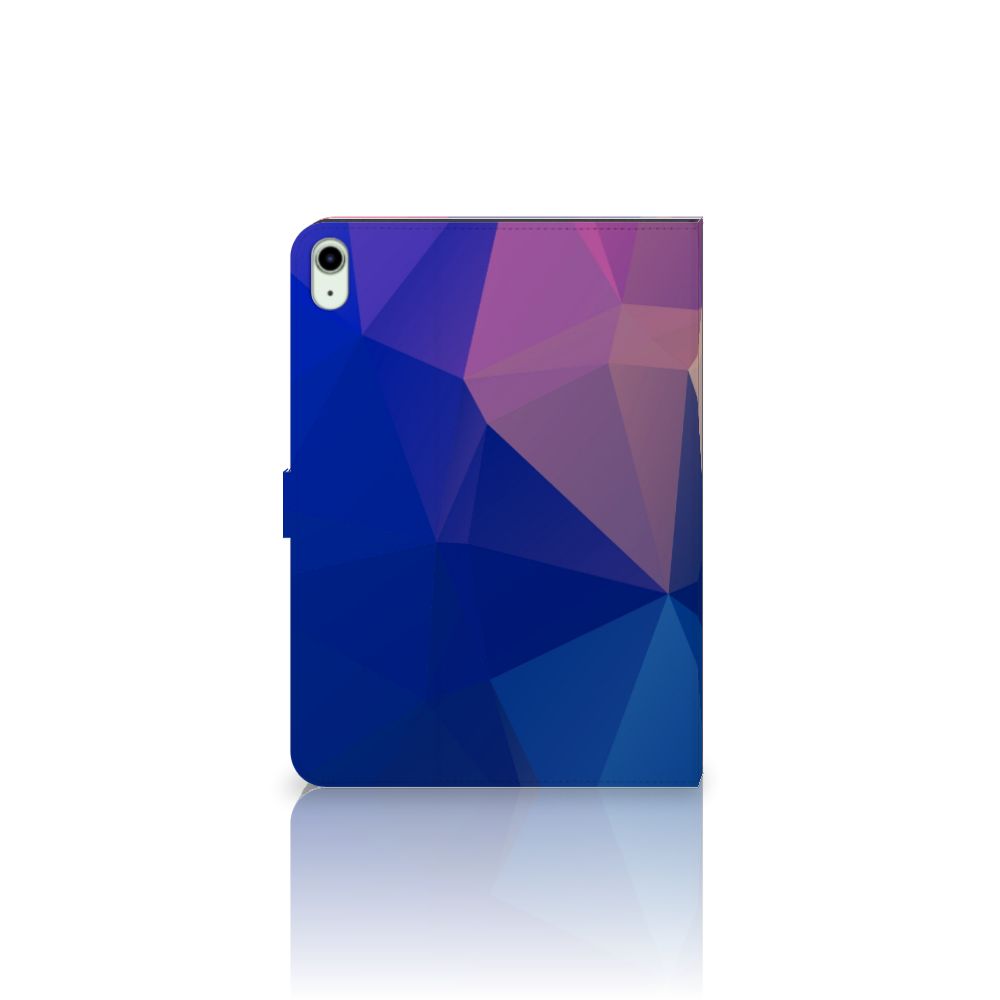 iPad Air (2020/2022) 10.9 inch Tablet Beschermhoes Polygon Dark