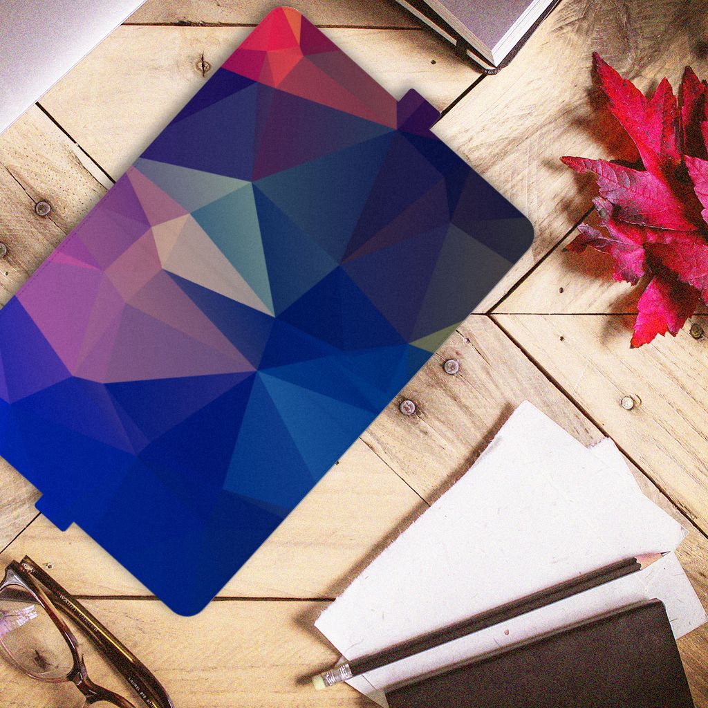 iPad Air (2020/2022) 10.9 inch Tablet Beschermhoes Polygon Dark