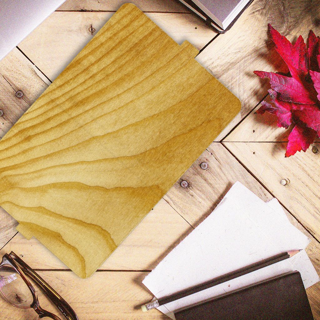 iPad Air (2020/2022) 10.9 inch Tablet Book Cover Licht Hout