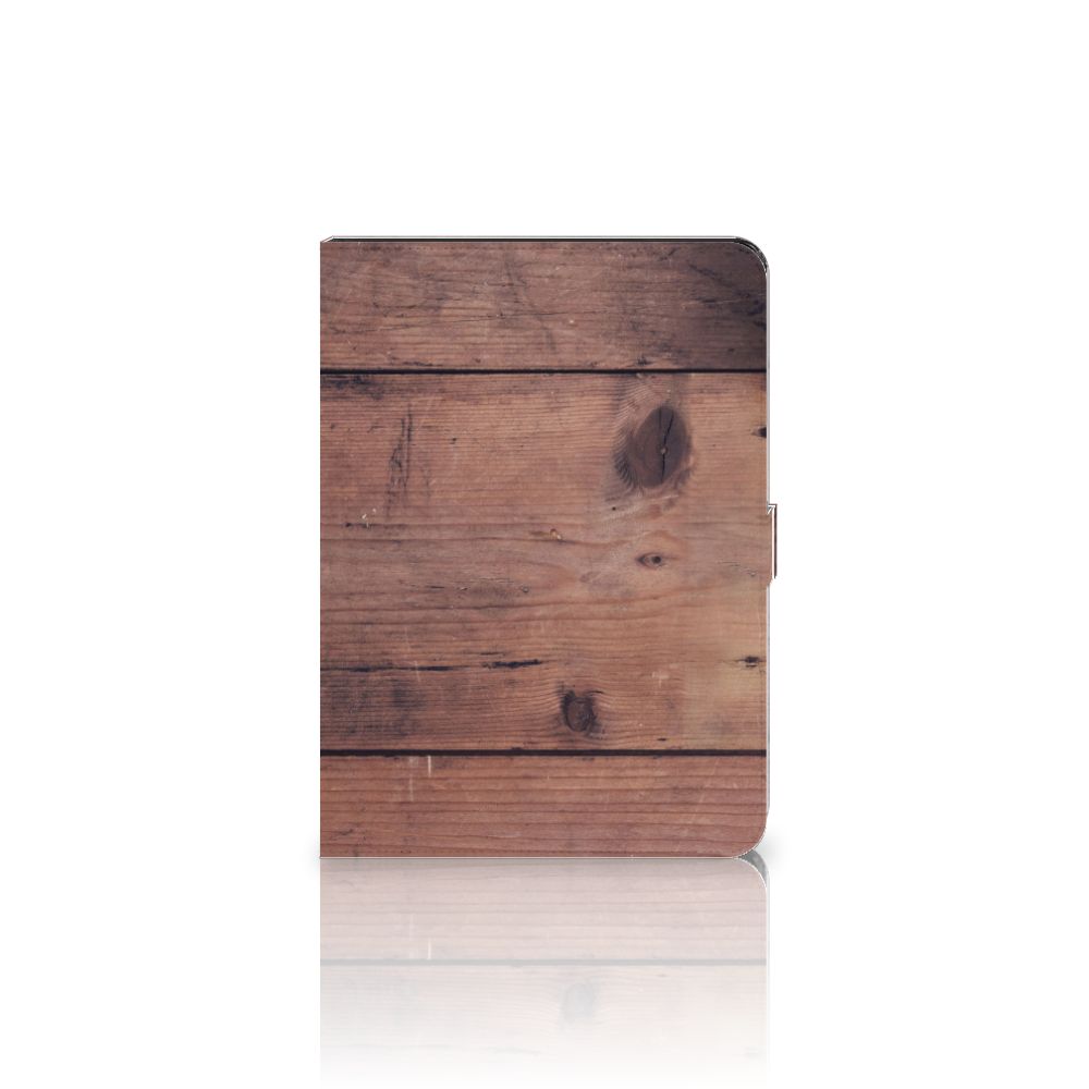 B2C Telecom iPad Air (2020/2022) 10.9 inch Tablet Book Cover Old Wood Voorzijde.