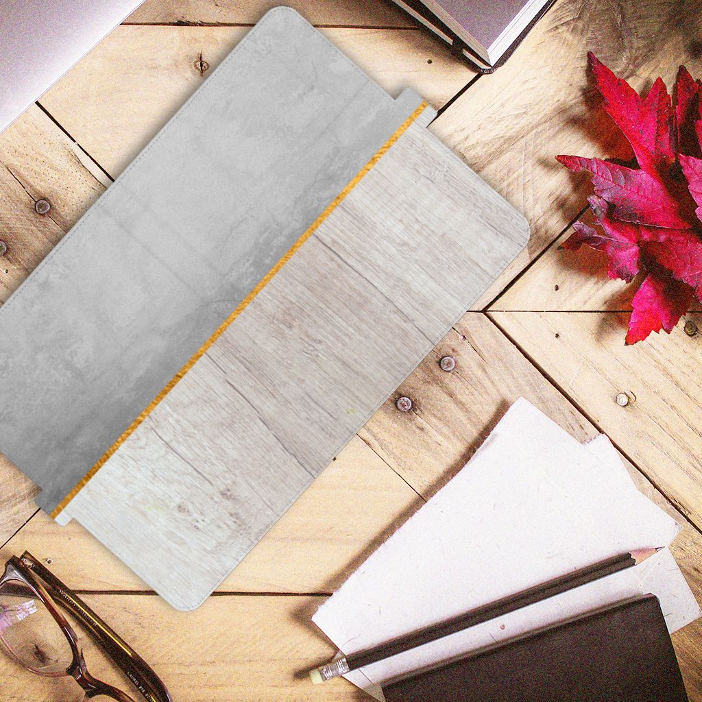 iPad Air (2020/2022) 10.9 inch Tablet Book Cover Wood Concrete