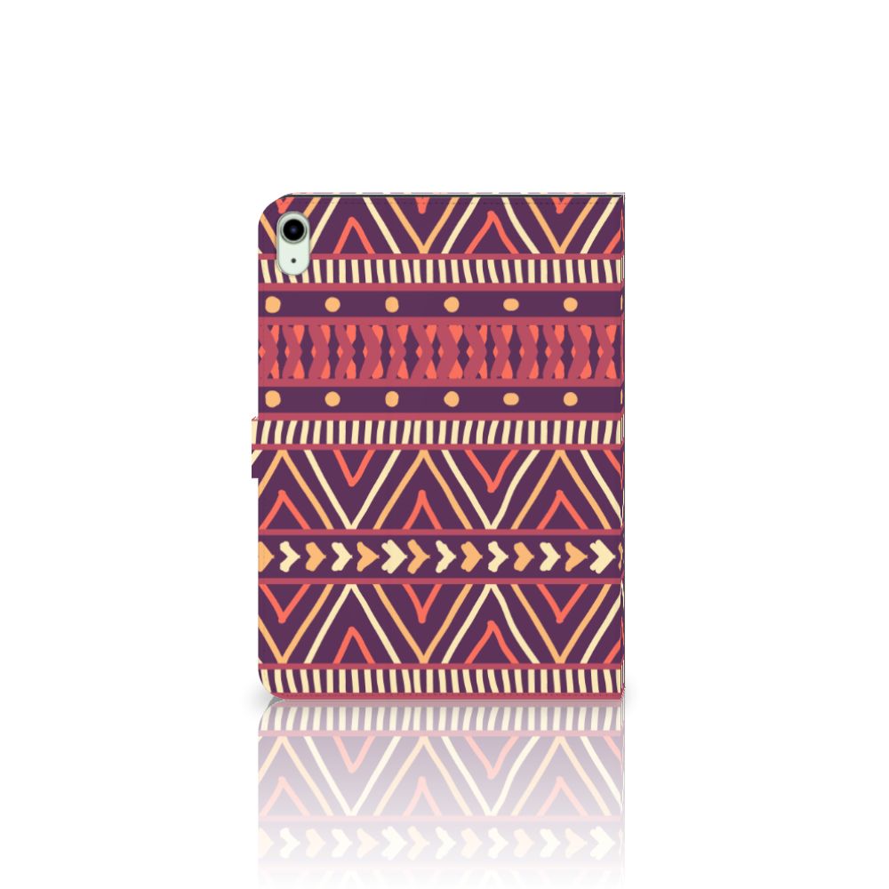iPad Air (2020/2022) 10.9 inch Tablet Hoes Aztec Paars
