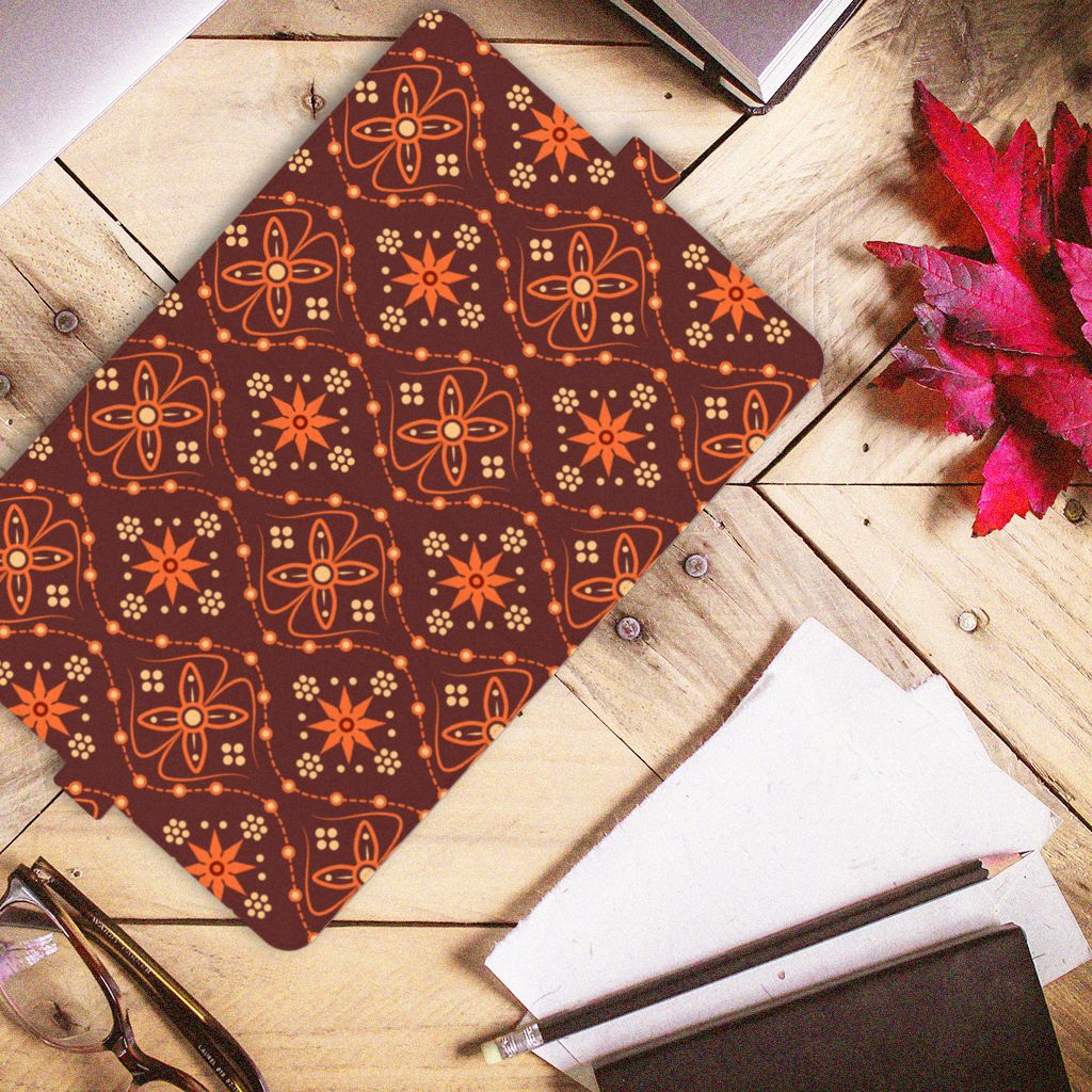 iPad Air (2020/2022) 10.9 inch Tablet Hoes Batik Brown