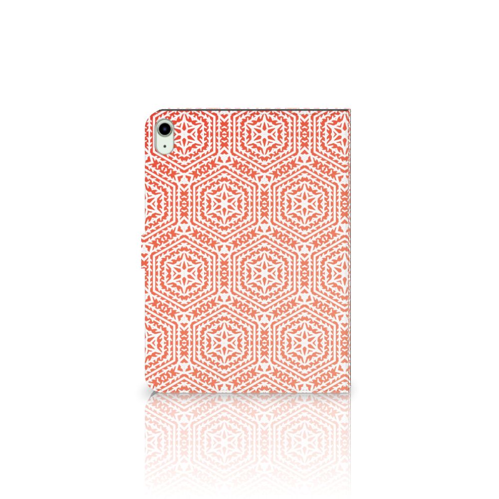 iPad Air (2020/2022) 10.9 inch Tablet Hoes Pattern Orange
