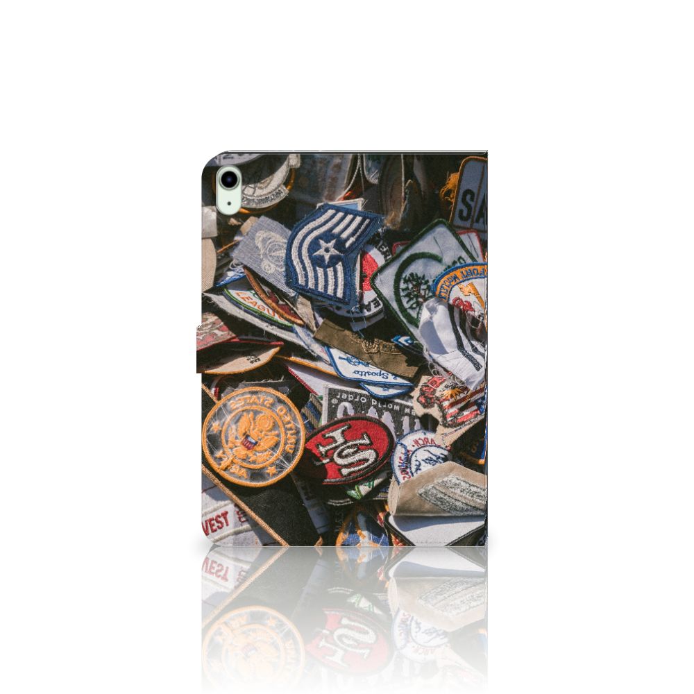 iPad Air (2020/2022) 10.9 inch Tablet Hoesje met foto Badges