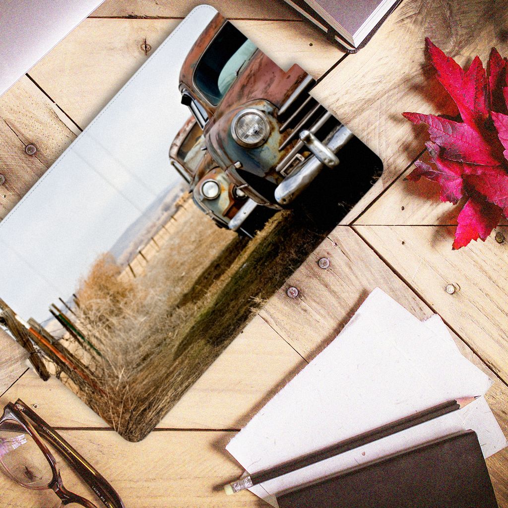 iPad Air (2020/2022) 10.9 inch Tablet Hoesje met foto Vintage Auto