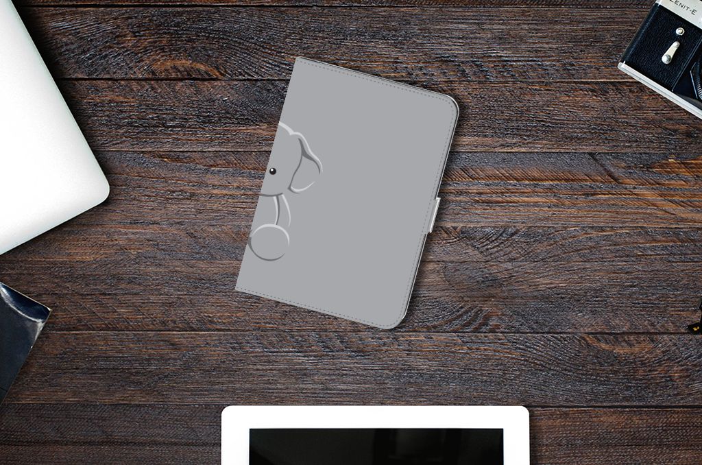 iPad Mini 6 (2021) Hippe Tablet Hoes Grijs Baby Olifant