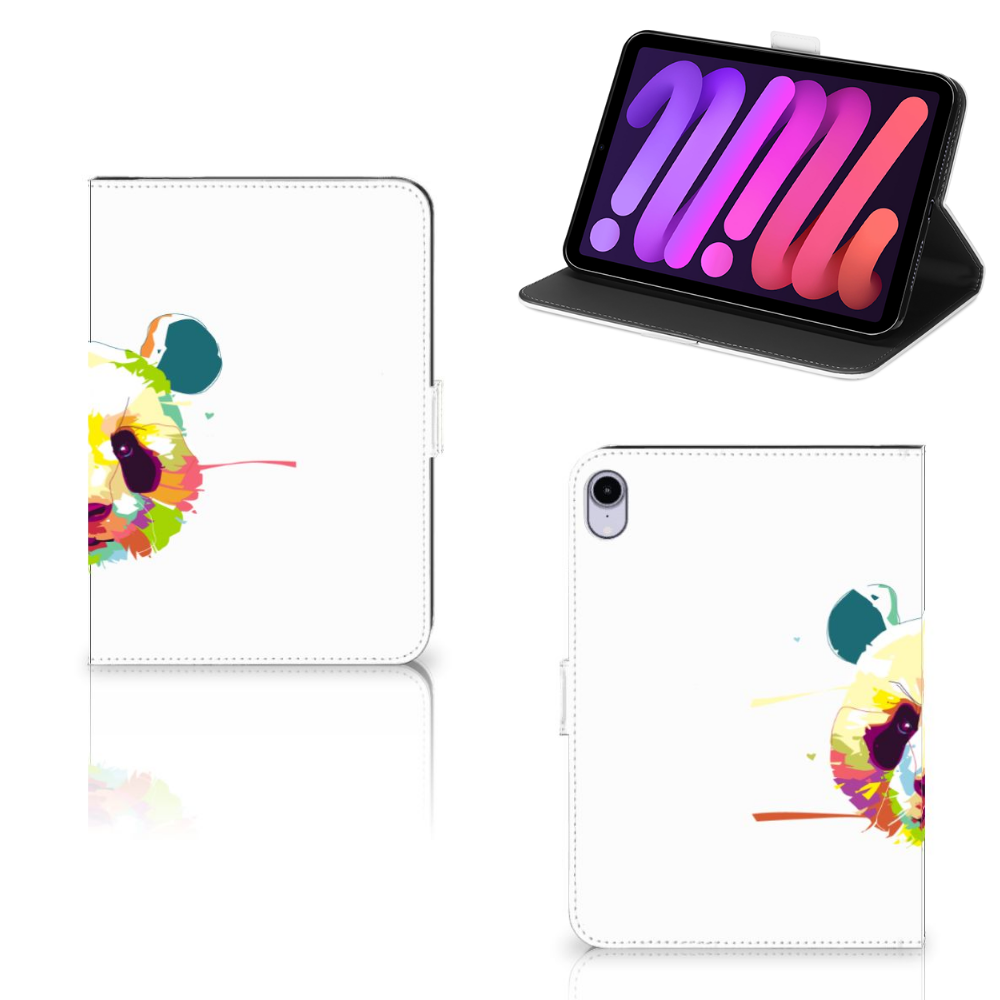 iPad Mini 6 (2021) Hippe Tablet Hoes Panda Color