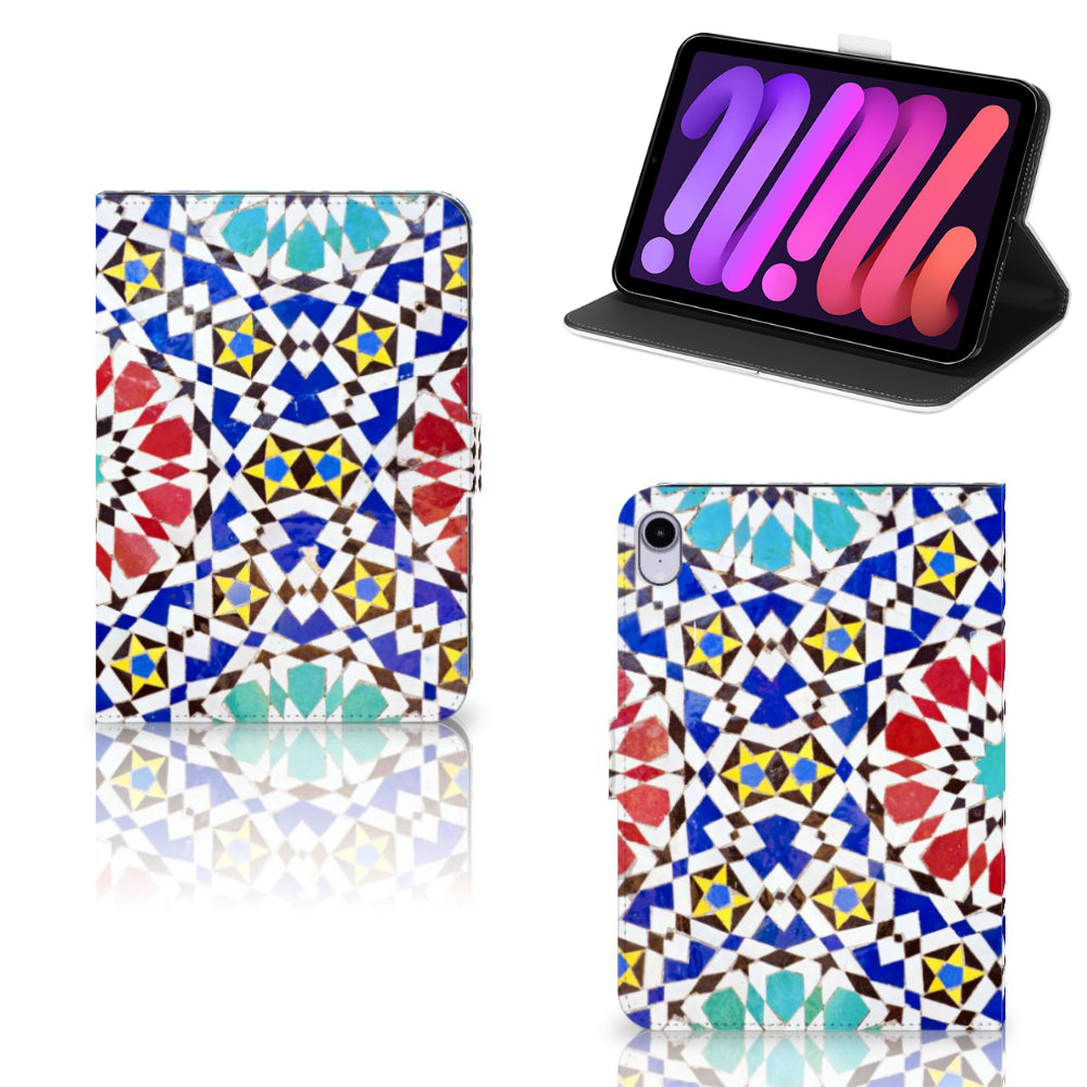 iPad Mini 6 (2021) Leuk Tablet hoesje Mozaïek
