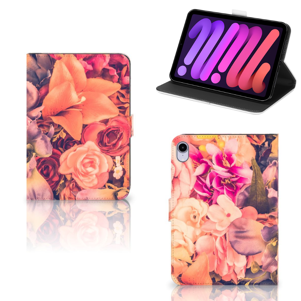 iPad Mini 6 (2021) Tablet Cover Bosje Bloemen