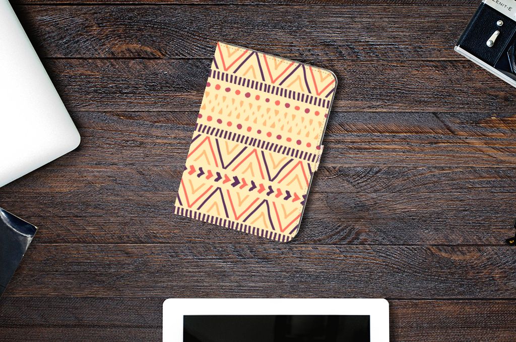 iPad Mini 6 (2021) Tablet Hoes Aztec Yellow