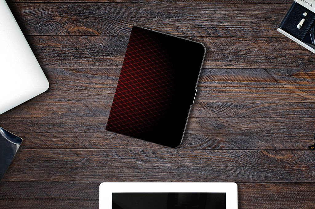 iPad Mini 6 (2021) Tablet Hoes Geruit Rood