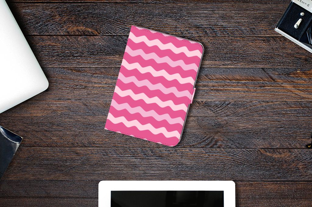 iPad Mini 6 (2021) Tablet Hoes Waves Pink