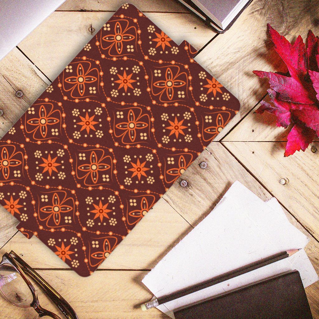 iPad Pro 11 2020/2021/2022 Tablet Hoes Batik Brown