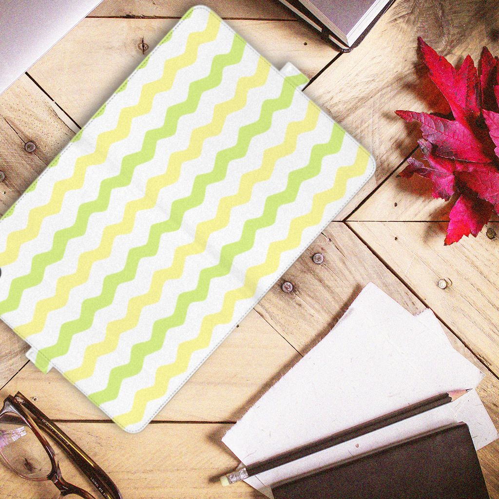 iPad Pro 11 2020/2021/2022 Tablet Hoes Waves Yellow