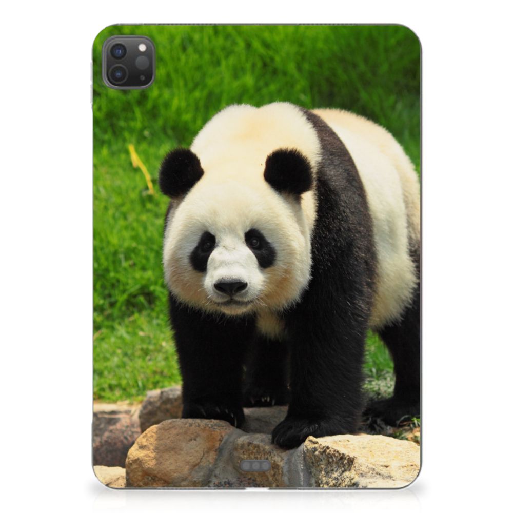 Apple iPad Pro 11 2024 Back Case Panda voorzijde