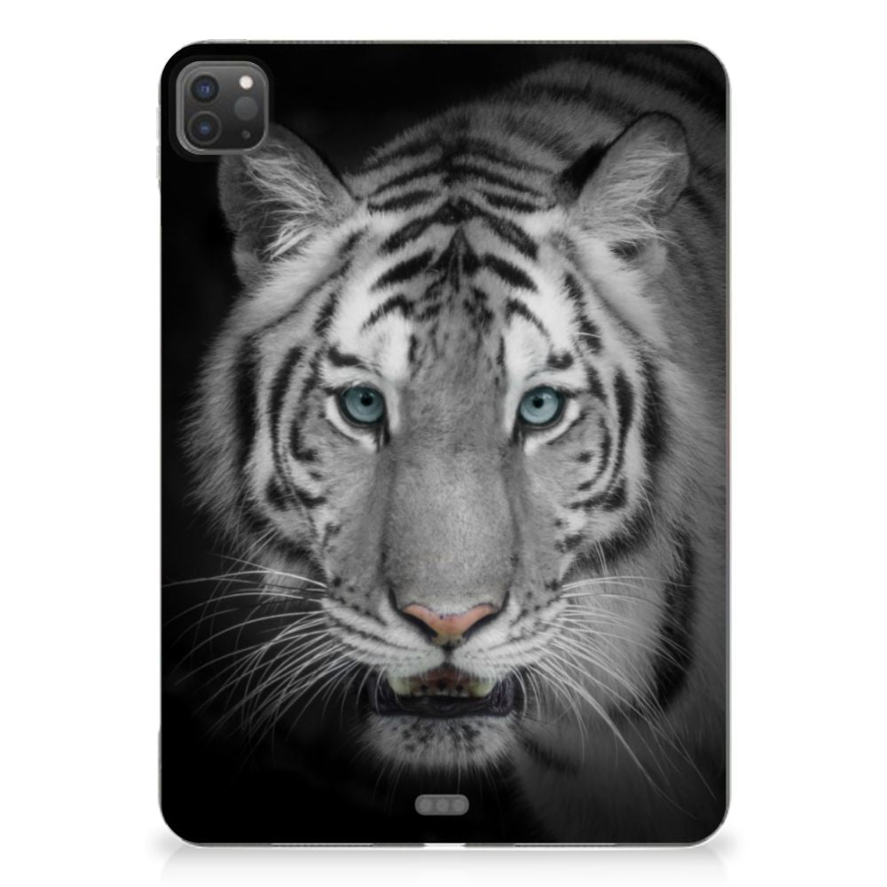 iPad Pro 11 (2024) Back Case Tijger tijgerdesign voorkant