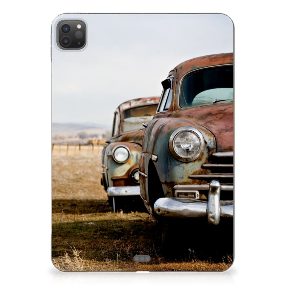 iPad Pro 11 (2024) Tablet Backcover met foto Vintage Auto vintage auto close-up