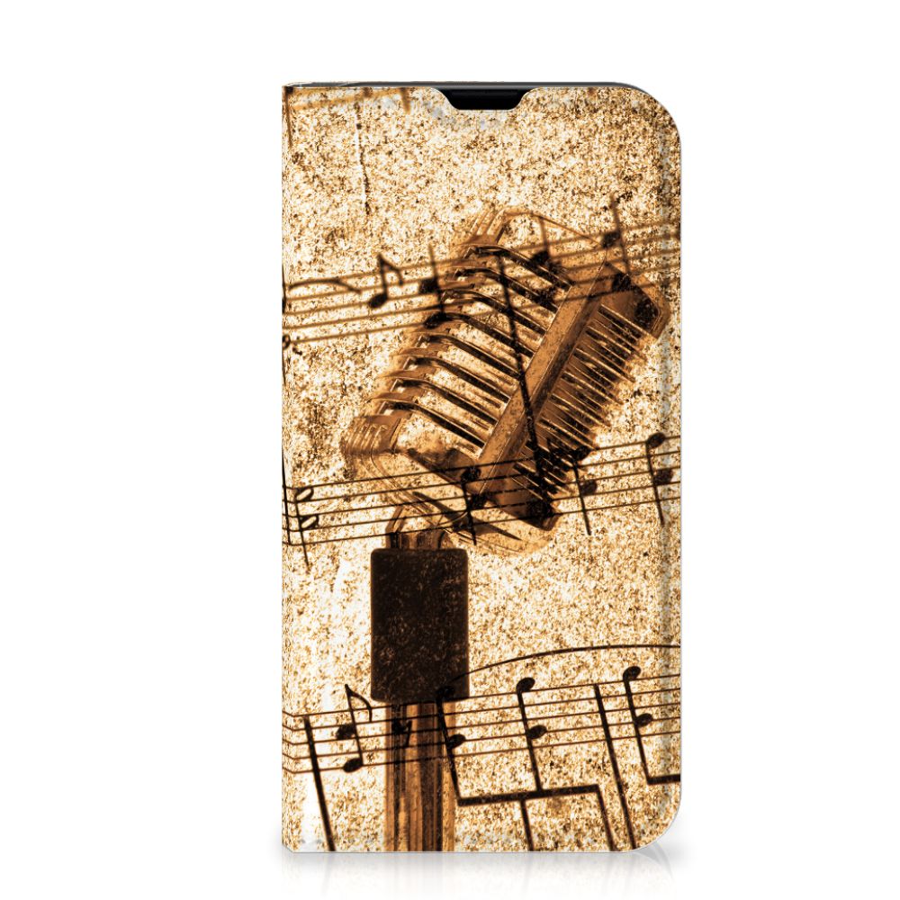 iPhone 13 Mini Stand Case Bladmuziek - B2C Telecom