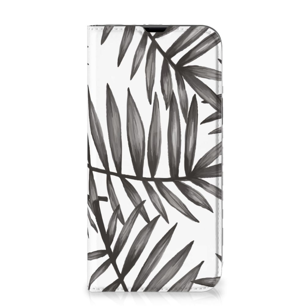 Apple iPhone 13 Pro Max Smart Cover Leaves Grey voorkant
