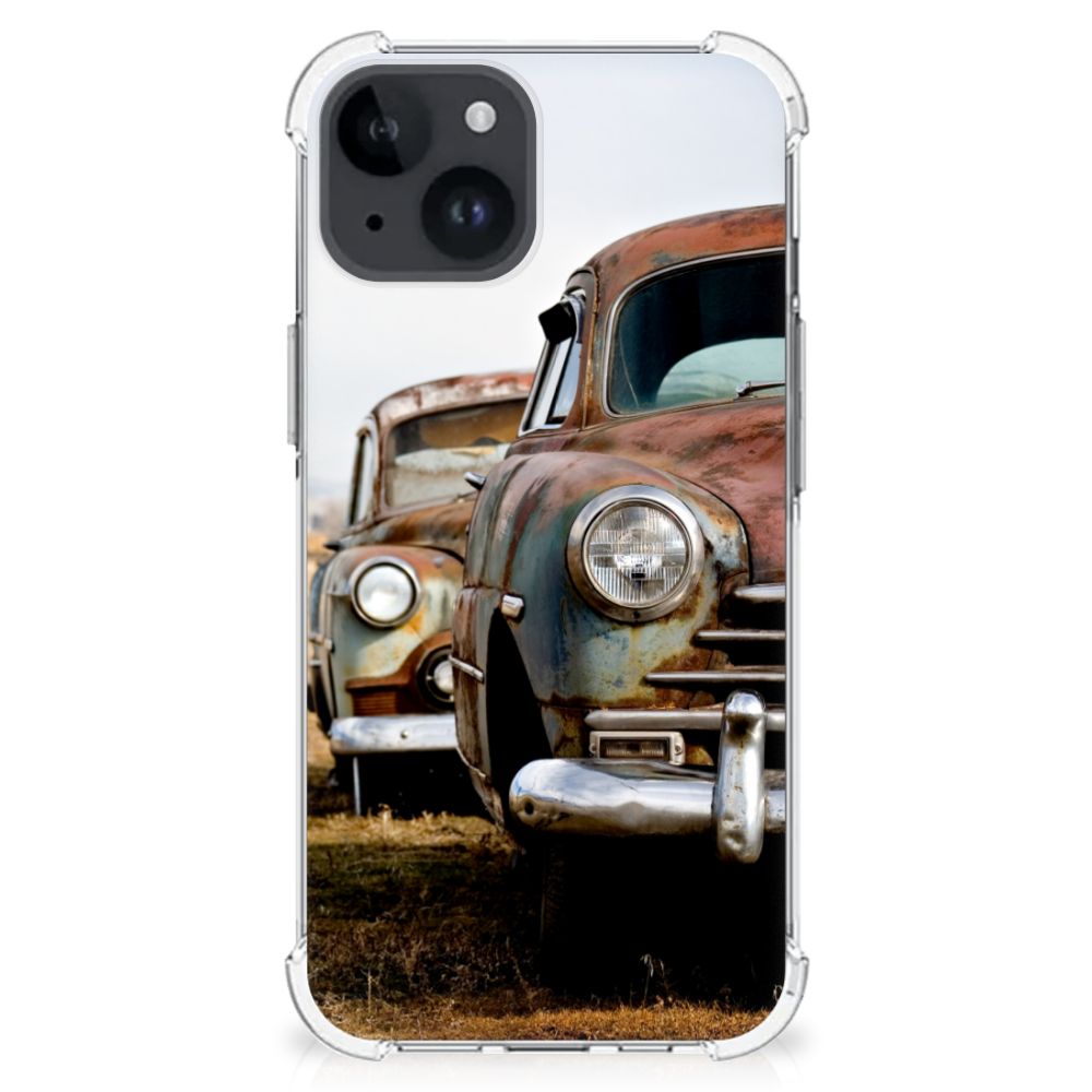 iPhone 15 Anti-shock Hoesje met foto Vintage Auto B2C Telecom
