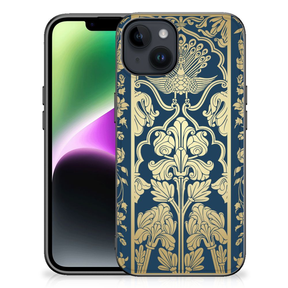 iPhone 15 Bloemen Hoesje Beige Flowers B2C Telecom