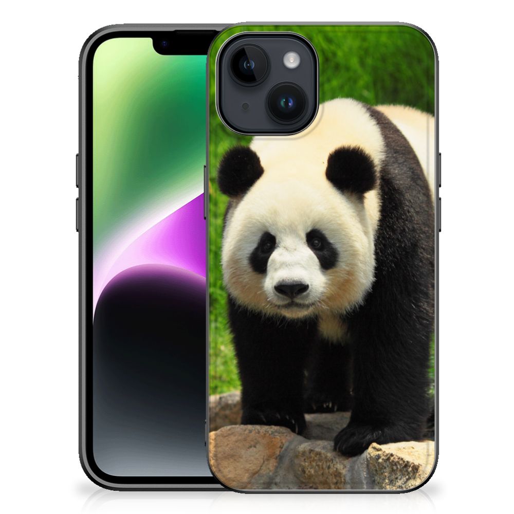 iPhone 15 Dierenprint Telefoonhoesje Panda B2C Telecom
