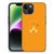 Apple iPhone 15 hoesje Baby Beer illustraties oranje achterkant