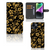 iPhone 15 Hoesje Gouden Bloemen design bloemen aanzicht