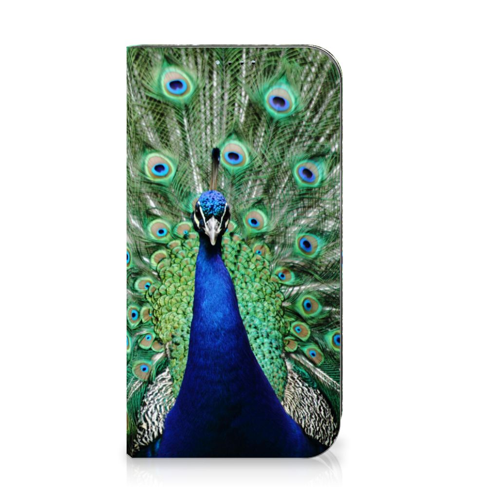 iPhone 15 Hoesje maken Pauw met een prachtig pauw ontwerp, ideaal voor stijl en functionaliteit.