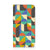 iPhone 15 Hoesje met Magneet Funky Retro in kleurrijk geometrisch patroon.