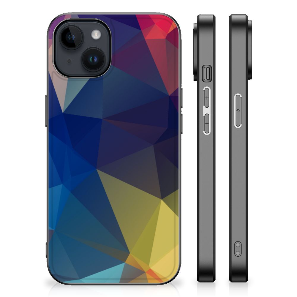 iPhone 15 Plus Backcover Polygon Dark B2C Telecom