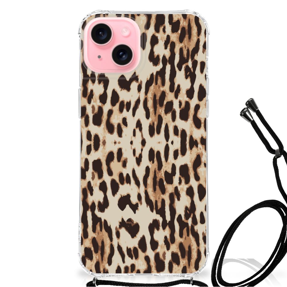iPhone 15 Plus Case Anti-shock Leopard B2C Telecom