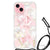 iPhone 15 Plus Case Lovely Flowers achterkant transparant bloemen