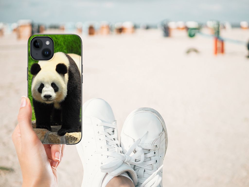 iPhone 15 Plus Dierenprint Telefoonhoesje Panda B2C Telecom