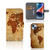 iPhone 15 Plus Flip Cover Wereldkaart met pasjes en vintage wereldkaart design đ