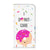 iPhone 15 Plus Flip Style Cover Donut Roze met grappige cartoon donut en kleurrijke sprinkles đŠ