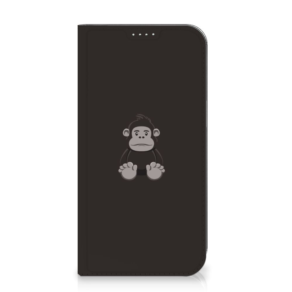 iPhone 15 Plus Magnet Case Gorilla gorilla design voorkant