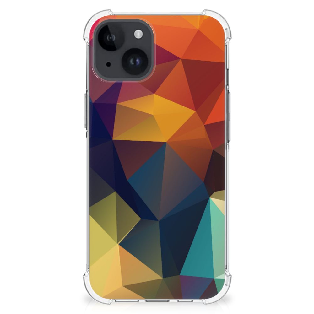 iPhone 15 Plus Shockproof Case Polygon Color B2C Telecom