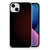 iPhone 15 Plus TPU bumper Geruit Rood met een strak ruitjesdesign op een zwarte achtergrond.