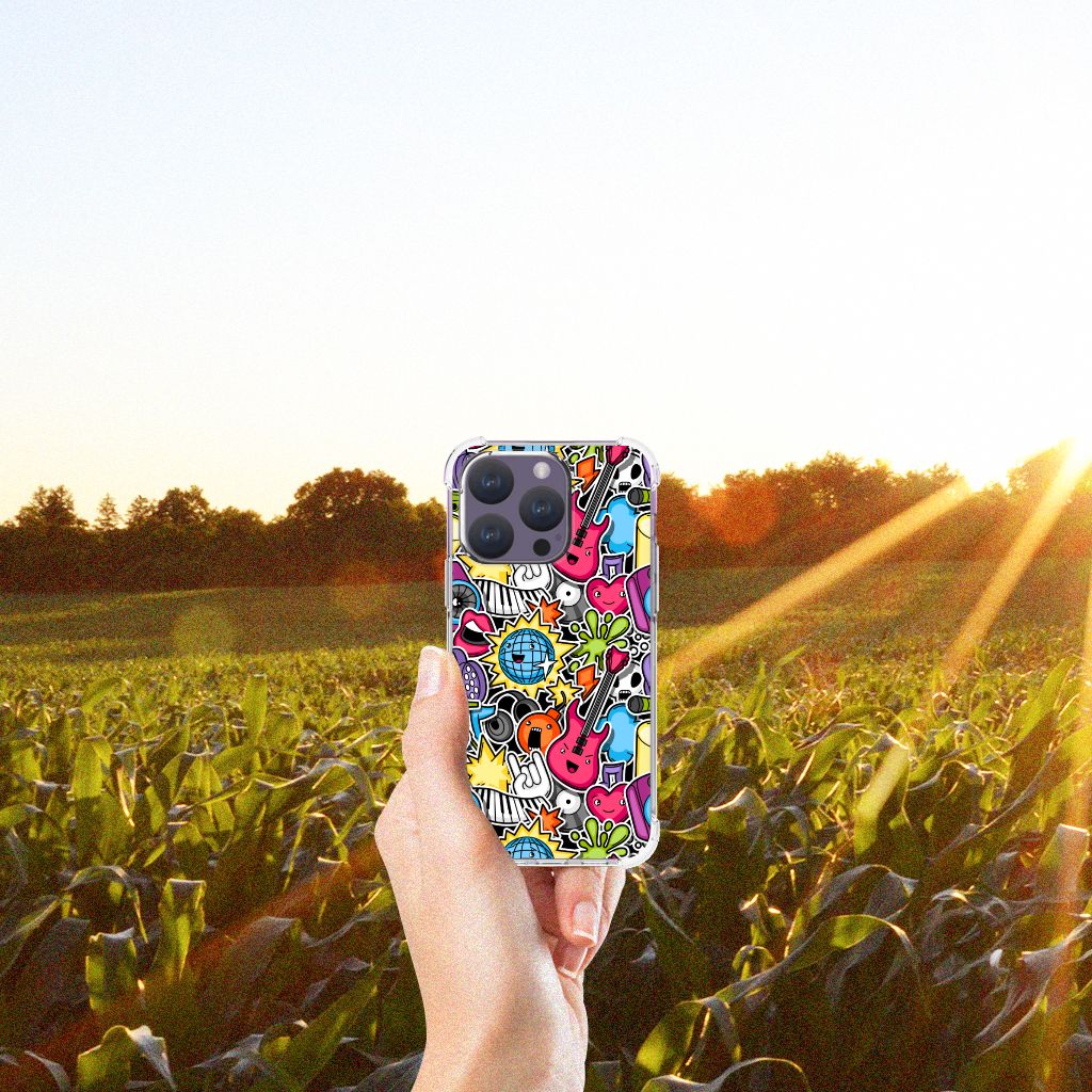iPhone 15 Pro Anti Shock Bumper Case Punk Rock B2C Telecom
