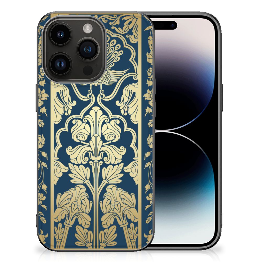 iPhone 15 Pro Bloemen Hoesje Beige Flowers B2C Telecom