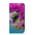 iPhone 15 Pro Book Cover Waterval met kleurrijke waterval en bloemen, biedt ultieme bescherming voor je smartphone đ.