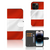 iPhone 15 Pro Bookstyle Case Oostenrijk met Oostenrijkse vlag design đĻđš.