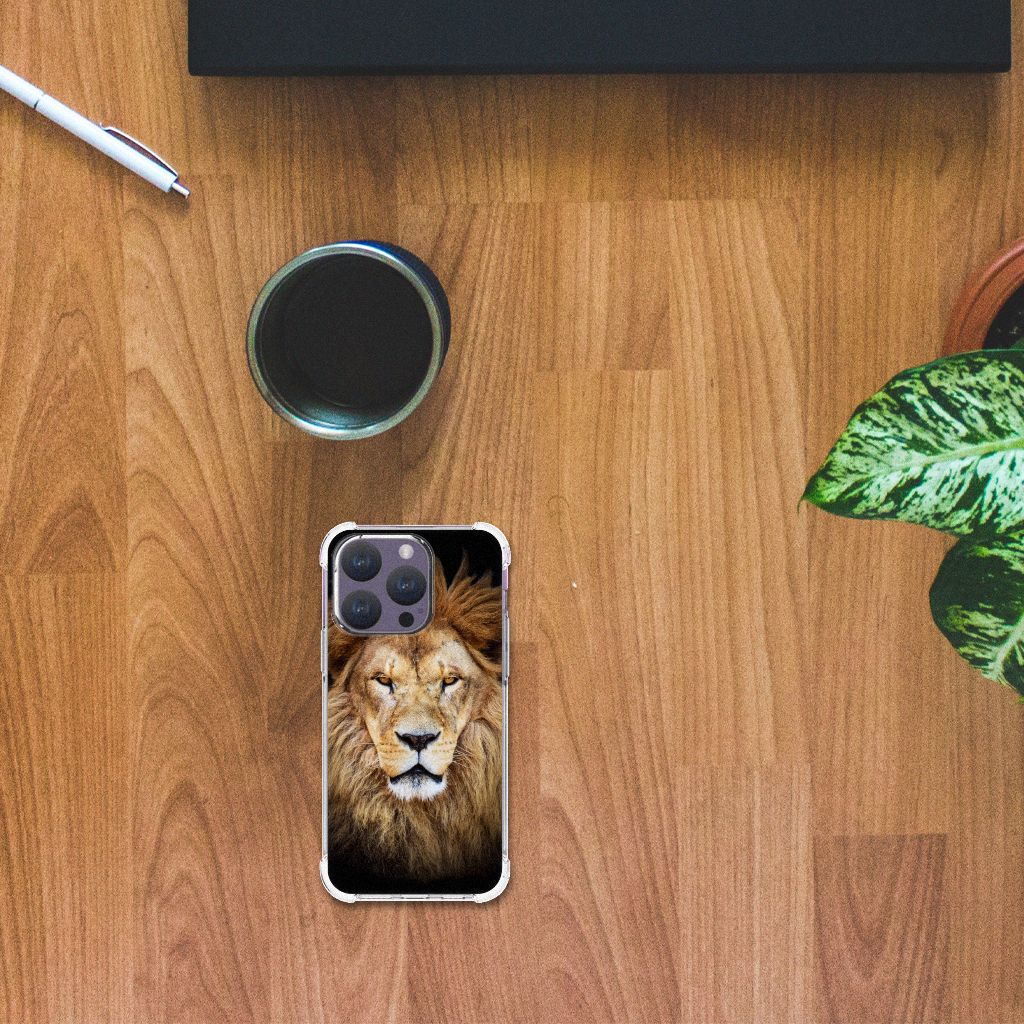 iPhone 15 Pro Case Anti-shock Leeuw B2C Telecom