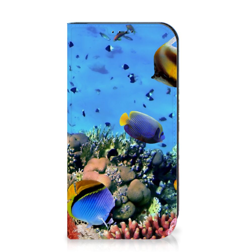 iPhone 15 Pro Hoesje maken Vissen met kleurrijke tropische vissen en koraal onderwater đ