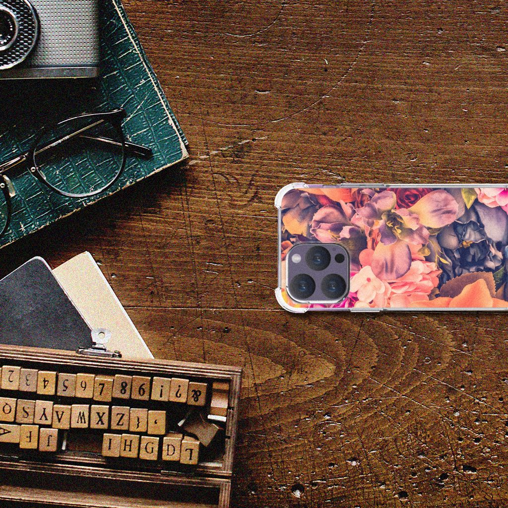 iPhone 15 Pro Max Case Bosje Bloemen smartphone hoesje bovenaanzicht