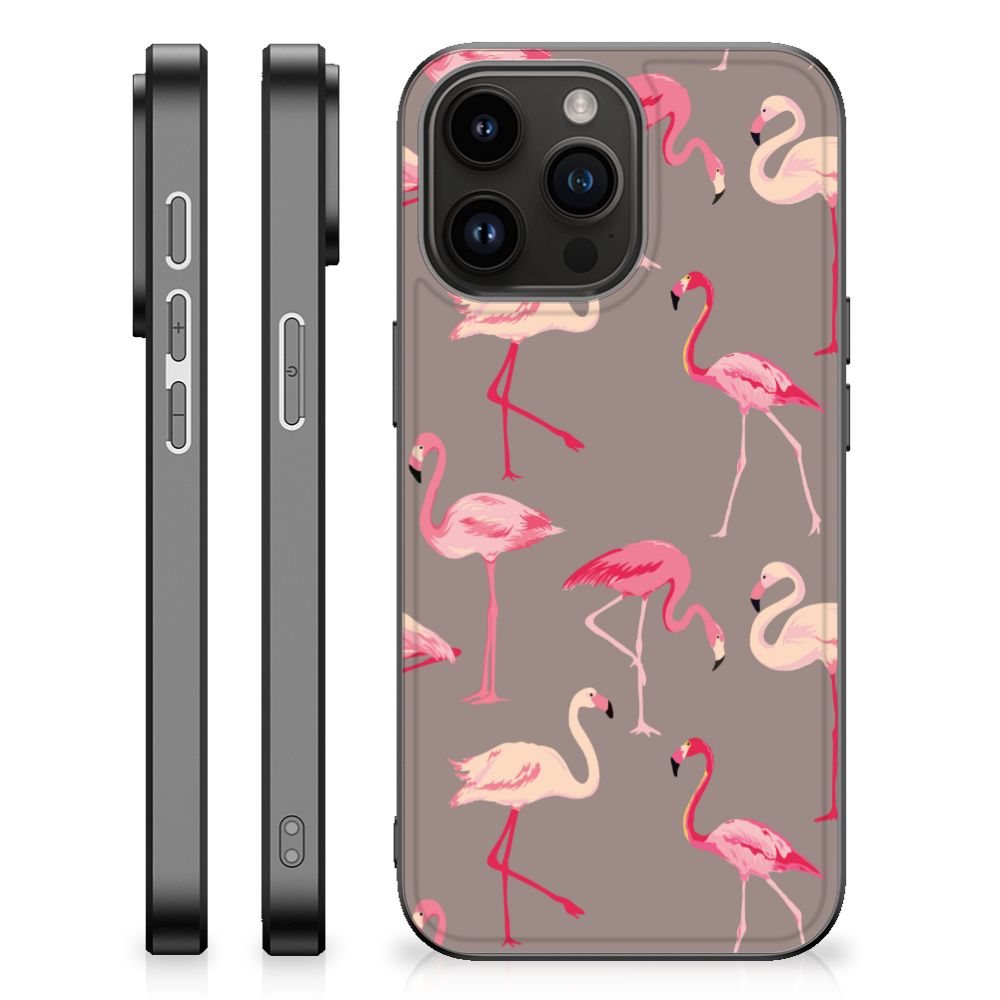 iPhone 15 Pro Max Dierenprint Telefoonhoesje Flamingo B2C Telecom
