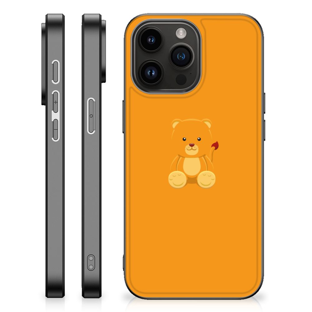 Apple iPhone 15 Pro Max hoesje Baby Beer illustraties achterkant